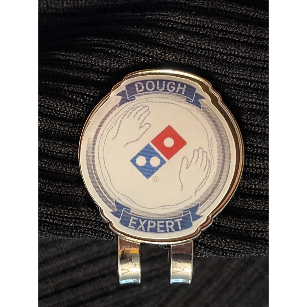 Domino's Pizza DOUGH EXPERT Hat Clip Employee Acknowledgement